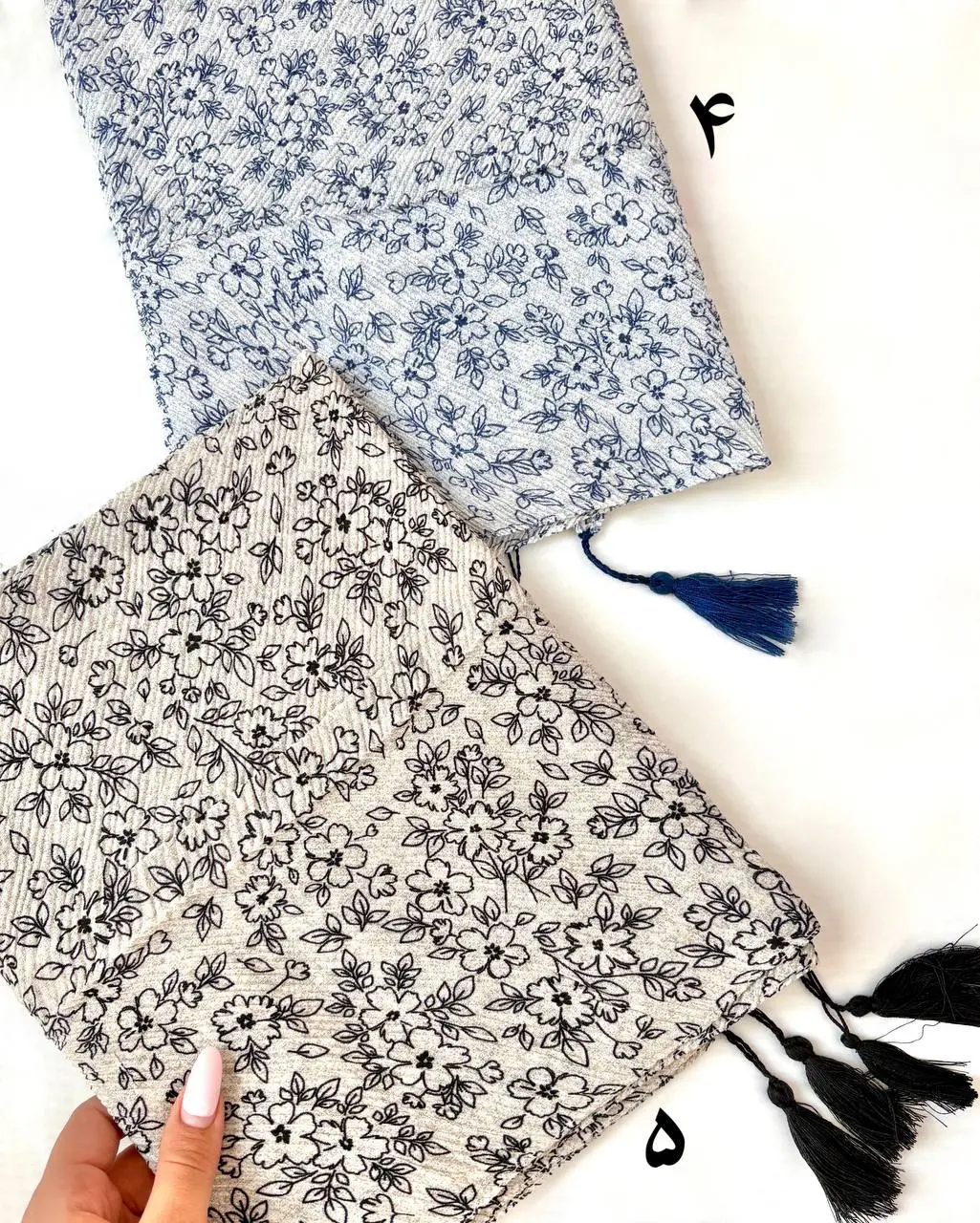 شال کریشه گل ریز